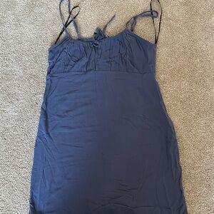 Forever 21 Navy Blue Spaghetti Strap Mini Dress